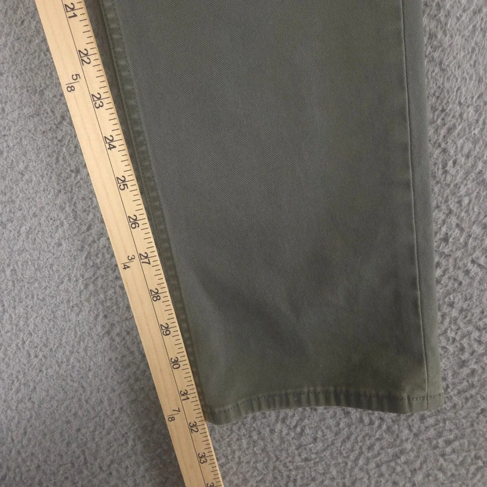 Banana Republic Pants Mens 32x34 Green Slim Traveler Cotton Modal Stretch Chino